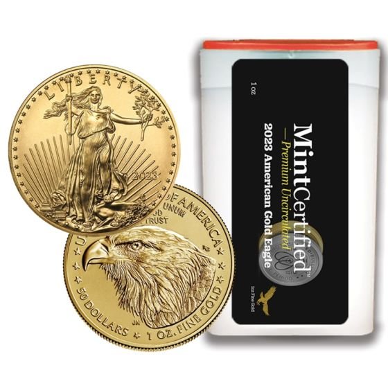 2023 1 oz American Gold Eagle MintCertified™ Premium Uncirculated ...
