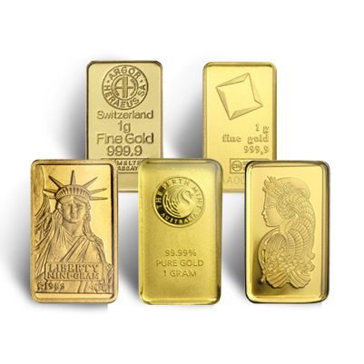 1 Gram Gold Bars